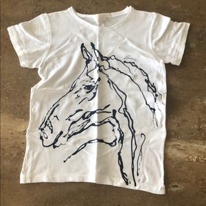Gucci boys white tee shirt size 6